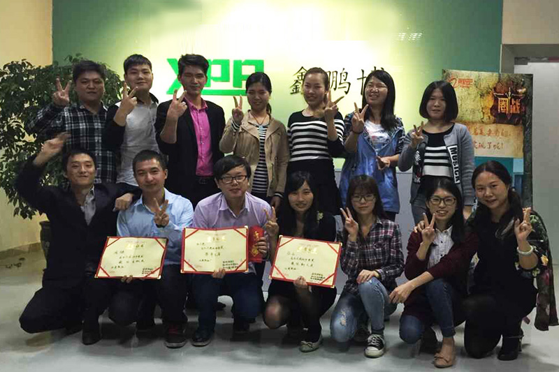 鑫鵬博連接器廠家員工合影 鑫鵬博連接器廠家員工合影