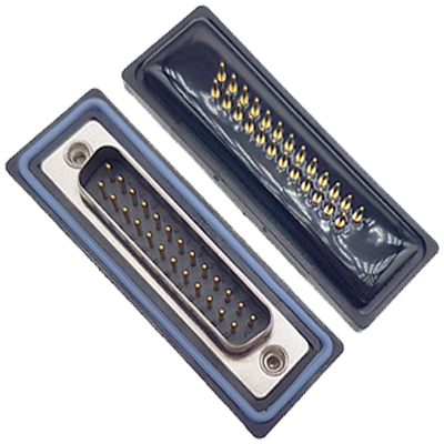 D-SUB-25P公頭180度插板式防水車針4.0mm(Z)卯釘 卯後殼 D-SUB-25P公頭180度插板式防水車針4.0mm(Z)卯釘 卯後殼