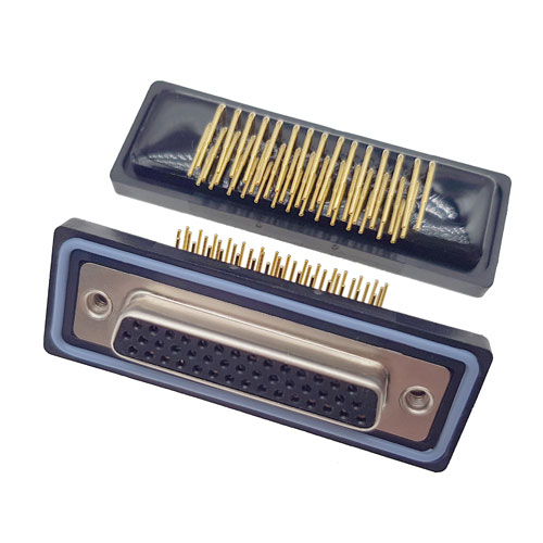 D-SUB-44P母頭90度高密度防水車針連接器 D-SUB-44P母頭90度高密度防水車針連接器