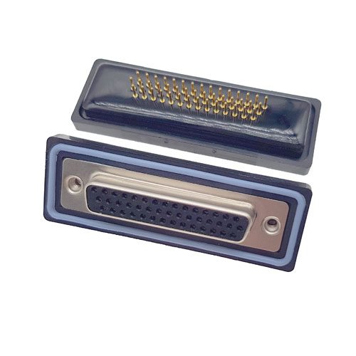 D-SUB-44P母頭180度高密度防水車針連接器 D-SUB-44P母頭180度高密度防水車針連接器