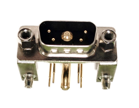 大電流 5W1 公頭 彎插板 前鎖螺母 帶支架 黑膠連接器 大電流 5W1 公頭 彎插板 前鎖螺母 帶支架 黑膠連接器