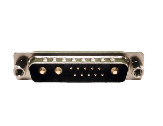 大電流 13W3 公頭  直插板 前鉚螺母 黑膠連接器 大電流 13W3 公頭  直插板 前鉚螺母 黑膠連接器