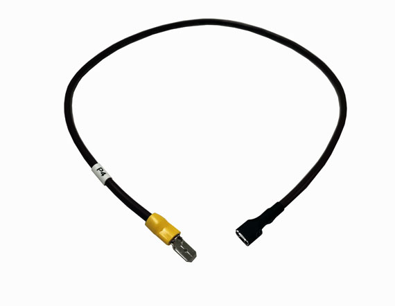 功率線 2H-250T(插簧端子)+250T(公插片)+UL1015#12 L=480mm 功率線 2H-250T(插簧端子)+250T(公插片)+UL1015#12 L=480mm