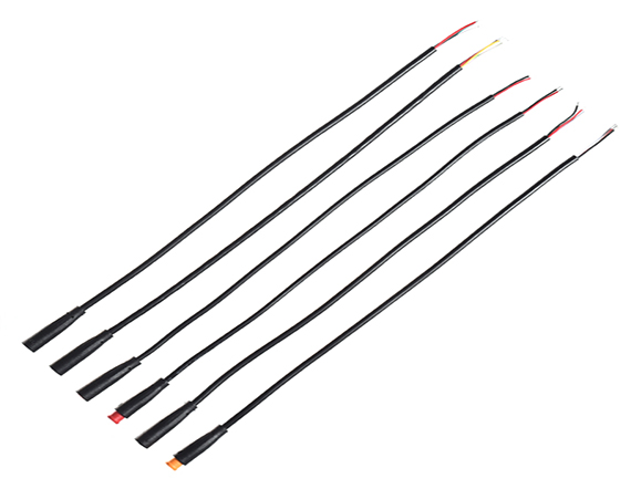 定制M6防水連接器電源線2345芯戶外電動(dòng)車公母插頭連接航空線